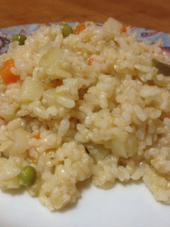 Una foto de Arroz con verduras