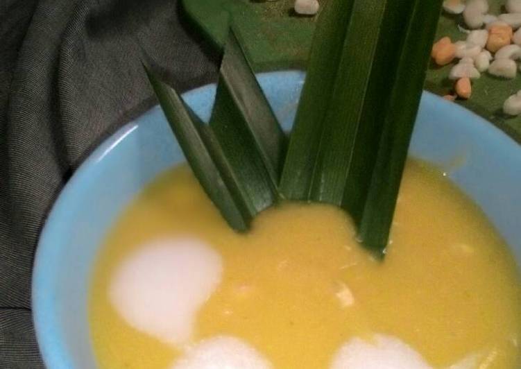 Resep masakan Bubur jagung yummy | Langkah Membuat Bubur jagung yummy Yang Enak Dan Mudah