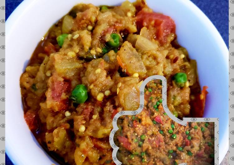 Recipe of Any-night-of-the-week Eggplant crispy bharta