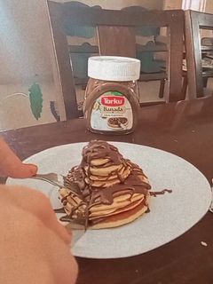صورة لوصفة بان كيك 🤤🤤