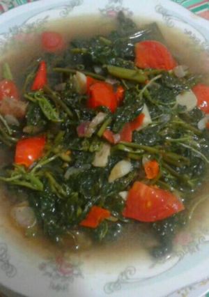 Foto resep Cah Kangkung Bayam Saus Tiram