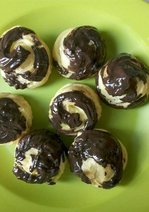 Foto resep Soes vanilla coklat