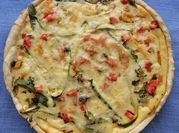 Una foto de brocoli quiche