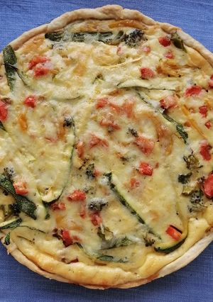 Una foto de Quiche de vegetales 🥦🥕🥬