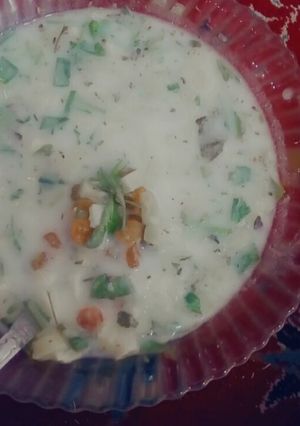 عکسی از دستور آب دوغ خیار ساده