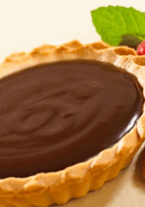 Una foto de Tarta de chocolate con menta