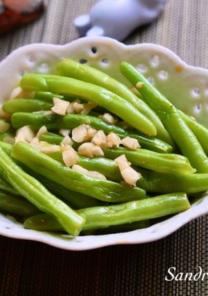 蒜味椒麻四季豆 的食譜成品照片