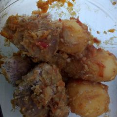 Fried Potatoes en yams A picture of Fried Potatoes en yams.