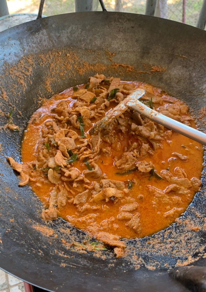 A picture of Panaeng Pork Curry.