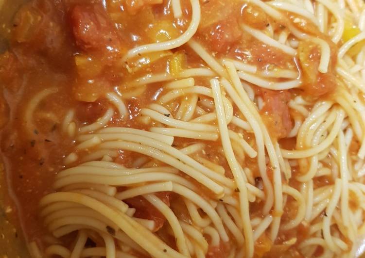 Steps to Prepare Speedy Make my own Tomato sauce for Spaghetti