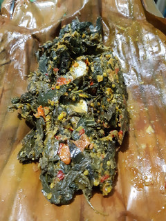 Foto resep Pepes Kembung Daun Singkong