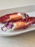 Salmone,radicchio e crème fraîche