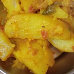 A picture of Masala potatoes.