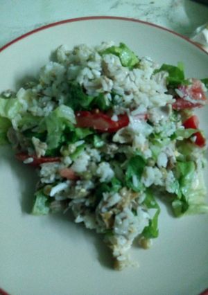 Una foto de Arroz con pollo 🍚🍗