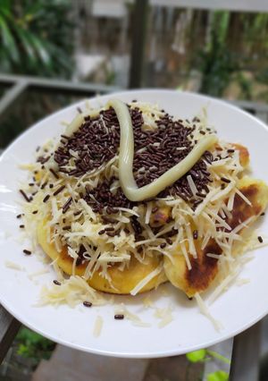 Foto resep Pisang bakar keju coklat