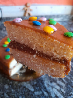 Una foto de Torta de dulce de leche