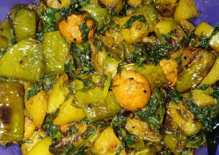 Simple Way to Make Favorite Spinach mix veg stir fry