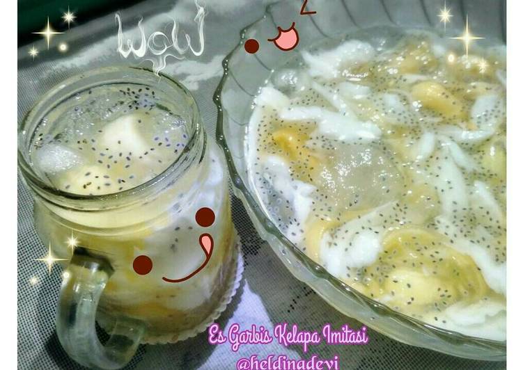 Cara termudah untuk Royal saat makan malamEs Garbis Kelapa Imitasi