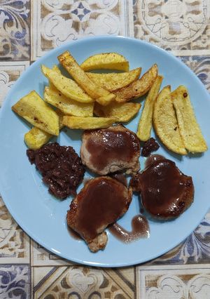 Una foto de Salsa de vino tinto