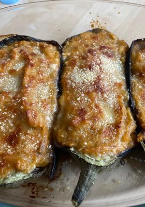 Foto principal de Berenjenas rellenas de parmesano y mozzarella con Mambo