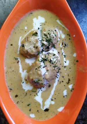 A picture of Malai kofta.