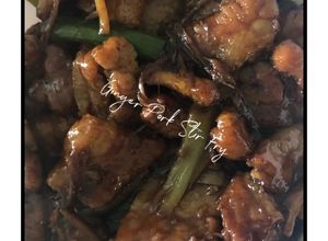 Gambar Ginger Pork Stir Fry
