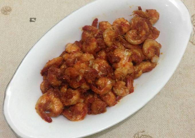 Resep Udang Balado, Enak