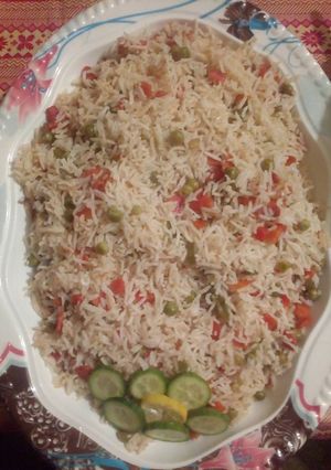 A picture of Vegetable rice.