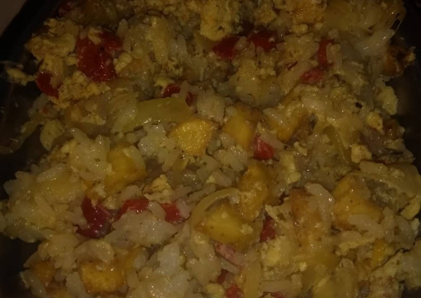 Revuelto de verduras, huevo y arroz ! Fácil, rico y saludable 👏