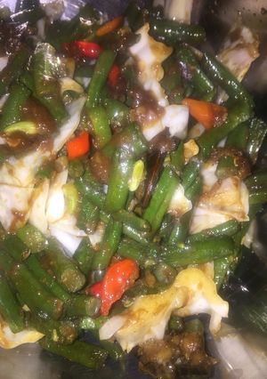 Foto resep Tumis kacang panjang dan kol