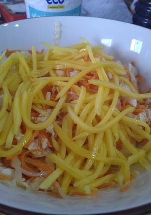 Une photo de Salade mangue cacahuètes