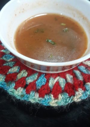 A picture of Tomato soup.