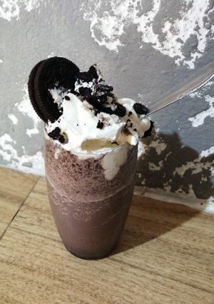 Una foto de Frappé de oreo
