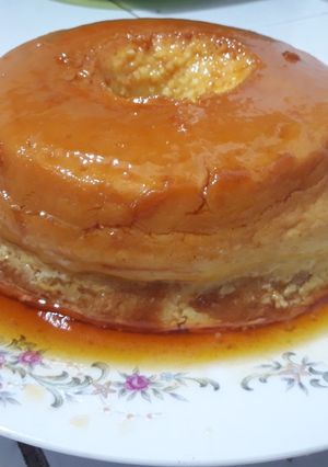 Una foto de Flan ! Con o sin vainillas