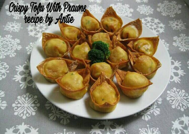 Crispy Tofu With Prawns