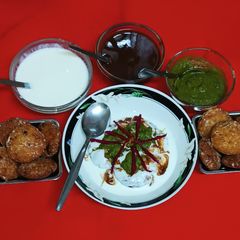 A picture of Chickpeas Tikki (protein-rich tiffin).