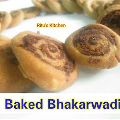 A picture of Whole Wheat Baked Bhakarwadi.
