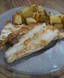Salmón blanco a la plancha con papas rústicas