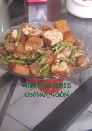 Foto resep Tumis tahu buncis