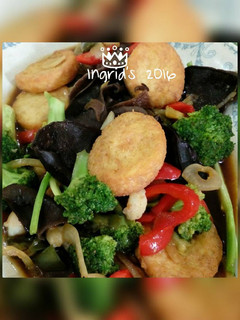 Foto resep Brokoli Egg tofu masak Angsio