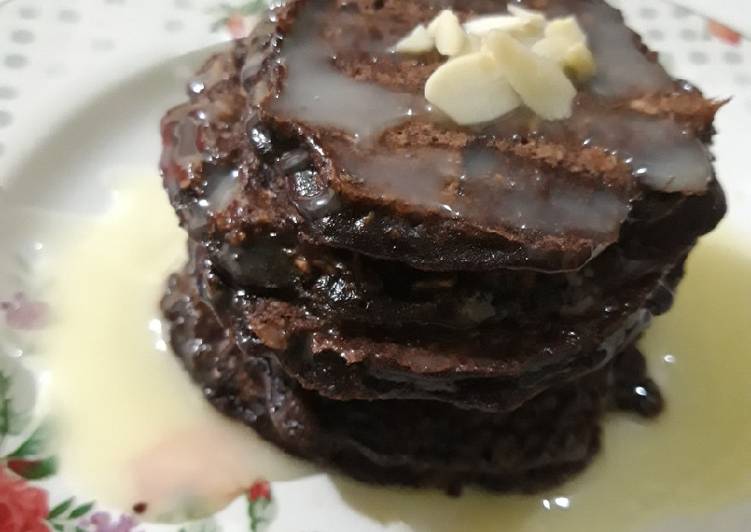 Pancake Oatmeal Coklat