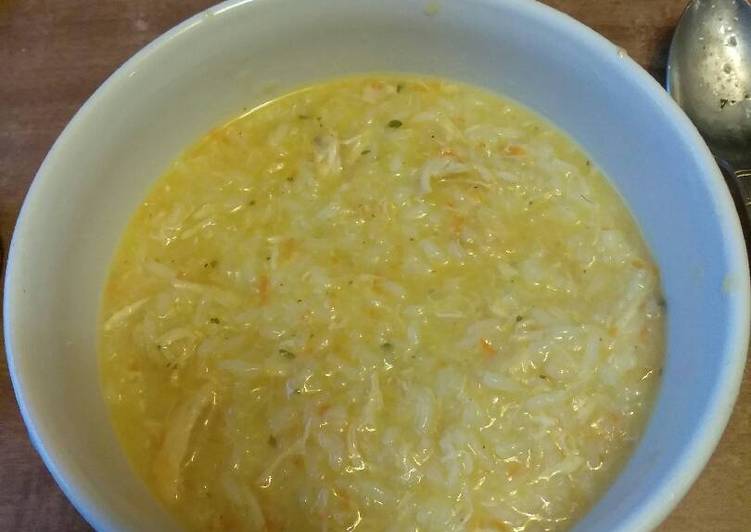 Steps to Prepare Speedy Chicken and rice soup