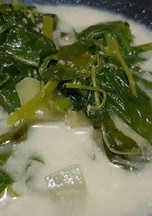 Foto resep Bobor bayam labu siam