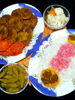 عکسی از دستور 🍀کباب شامی با برنج🍀