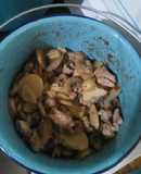 Champipapas con bistec