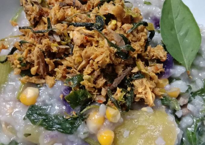 Resep Bubur Manado / Tinituan, Enak Banget
