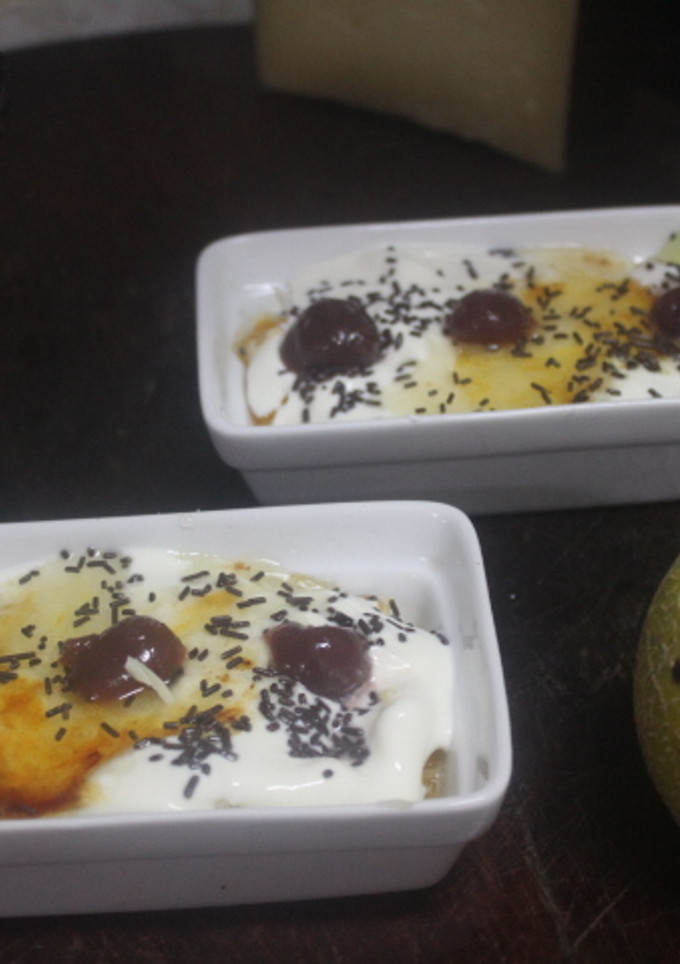 Una foto de Melón con yogurt griego