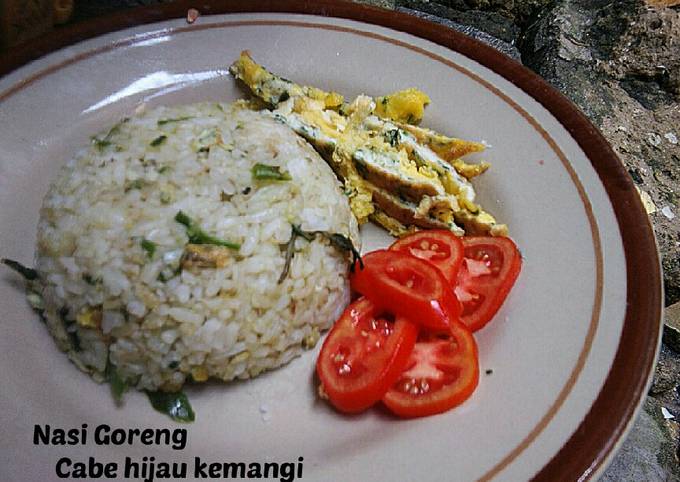 Nasi Goreng Cabe Hijau Kemangi