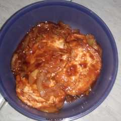 รูปของ Telur Ceplok Asam Manis