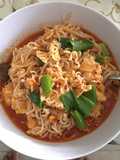 Mie telor rebus gochujang (bumbu ulek) 🍜